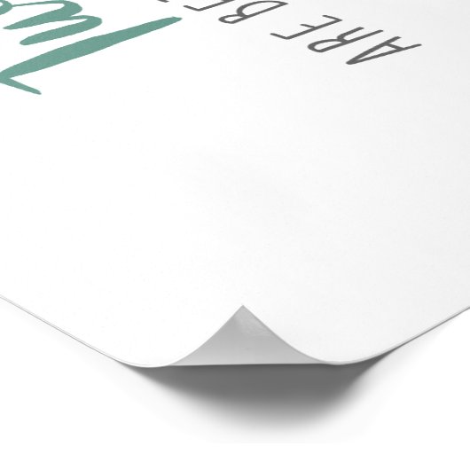 zwei sind besser als ein christliches Poster (Ecke)