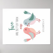 zwei sind besser als ein christliches Poster (Vorne)