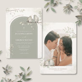 Zwei sind besser als einer Christliche Hochzeit Einladung