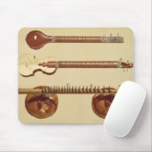 Zwei Sitars und ein rudra vina, Inder, 'vom Mousepad (Mit Mouse)