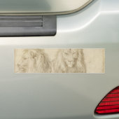 Zwei Sitzbänke (Wildtiere) (Albrecht Durer) Autoaufkleber (Auf Auto)