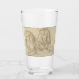 Zwei Sitzbänke (Wildtiere) (Albrecht Durer) Glas