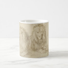 Zwei Sitzbänke (Wildtiere) (Albrecht Durer) Kaffeetasse
