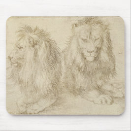 Zwei Sitzbänke (Wildtiere) (Albrecht Durer) Mousepad
