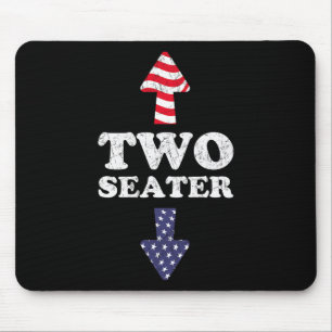 Zwei Sitze Usa 4. Juli White Trash Party Attraktio Mousepad