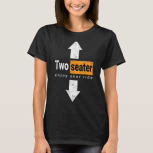 Zwei-Sitzer-Swinger bedrohlich Adult Humor Vater J T-Shirt