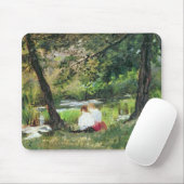Zwei Sitzfrauen Mousepad (Mit Mouse)
