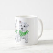 Zwei Sitzgelegenheiten am St Patricks Day Kaffeetasse (VorderseiteRechts)