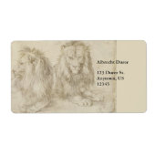 Zwei Sitzmöbel von Albrecht Durer (Vorne)