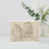 Zwei Sitzmöbel von Albrecht Durer Postkarte (Stehend Vorderseite)
