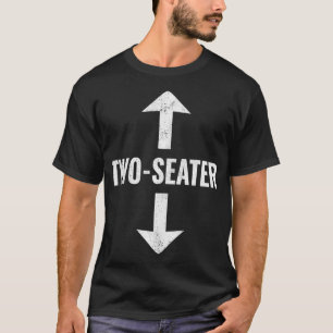 Zwei Sitzplätze für Männer Zwei-Sitzer-Vater-Gesch T-Shirt