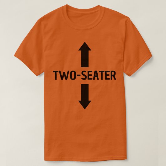 zwei Sitzplätze T-Shirt (Design vorne)