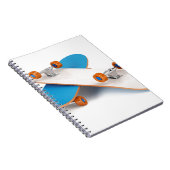 Zwei Skateboards Notizblock (Rechte Seite)
