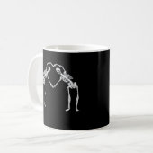 Zwei Skeleton Hearts Hands Classic Kaffeetasse (Vorderseite Links)