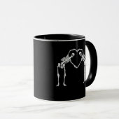 Zwei Skeleton Hearts Hands Classic Tasse (VorderseiteRechts)