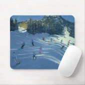 Zwei Ski-Steigungen 2004 Mousepad (Mit Mouse)