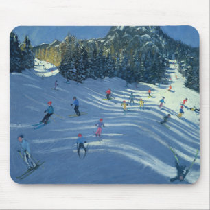 Zwei Ski-Steigungen 2004 Mousepad