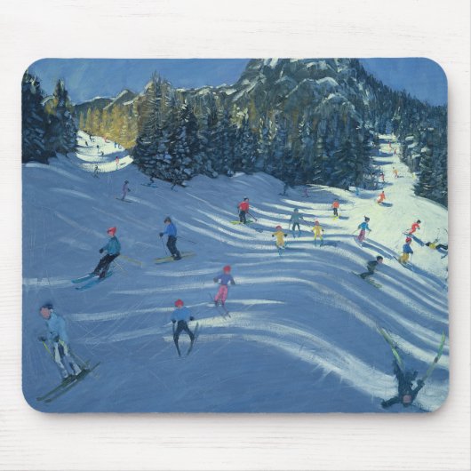 Zwei Ski-Steigungen 2004 Mousepad (Vorne)