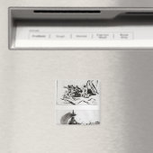 Zwei Skizzen für das Raft der Medusa, c.1819 Magnet (In Situ (Geschirrspüler))