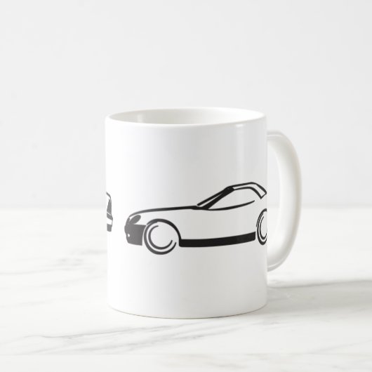 Zwei SLKs Kaffeetasse (VorderseiteRechts)