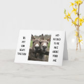 ZWEI SMART "A's" MACHEN FUN VON IHREM ALTERSSPENZS Karte (Gelbe Blume)