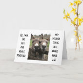 ZWEI SMART "A's" MACHEN FUN *ZWEI ZWEI ZAHLZEITDON Karte (Gelbe Blume)