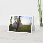 Zwei Snacks auf einer Steppkarte Karte (Vorderseite)