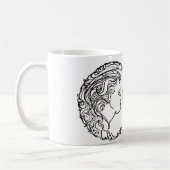 Zwei Sonne-Tasse Kaffeetasse (Links)