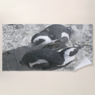 Zwei Sonnenbäder Penguins Beach Handtuch