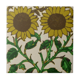 Zwei Sonnenblumen Fliese