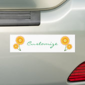 Zwei Sonnenblumen-Pflanze Thunder_Cove Autoaufkleber (Auf Auto)
