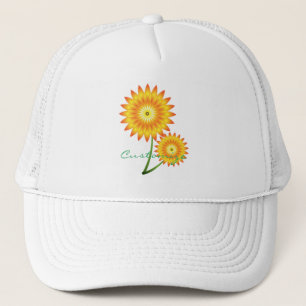 Zwei Sonnenblumen-Pflanze Thunder_Cove Truckerkappe