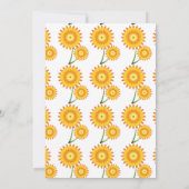 Zwei Sonnenblumen Thunder_Cove Einladung (Rückseite)