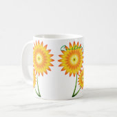 Zwei Sonnenblumen Thunder_Cove Kaffeetasse (Vorderseite Links)