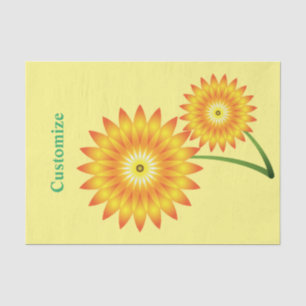 Zwei Sonnenblumen Thunder_Cove Tissue Paper Seidenpapier