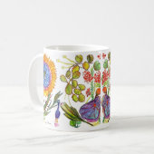 ZWEI SONNIGE BLUMEN 2 KAFFEETASSE (Vorderseite Links)