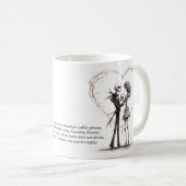 Zwei Soule im Schatten tief: Halloween im Liebe Cu Kaffeetasse (VorderseiteRechts)