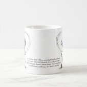 Zwei Soule im Schatten tief: Halloween im Liebe Cu Kaffeetasse (Mittel)