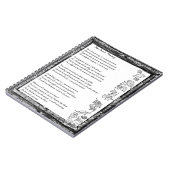 Zwei Soule Notizblock (Linke Seite)