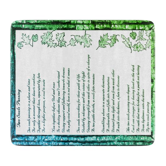 Zwei Soule Schneidebrett (Vorderseite)