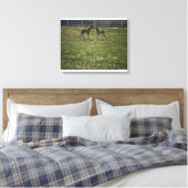 Zwei Spalten im Feld Leinwanddruck (Insitu (Schlafzimmer))