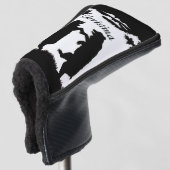 Zwei Spaß beim Tanzen der schwarzen Bären in Bäume Golf Headcover (3/4 Vorderseite)