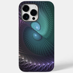 Zwei Spiralen farbenfroh Modernes Abstraktes Frakt Case-Mate iPhone 14 Pro Max Hülle