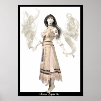 Zwei Spiralen Poster