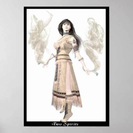 Zwei Spiralen Poster (Vorne)