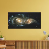Zwei Spiralgalaxien Leinwanddruck (Insitu (Wohnzimmer))