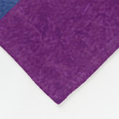 Zwei-Spirituosen-Flag farbige Hintergrundgestaltun Fleecedecke (Ecke)