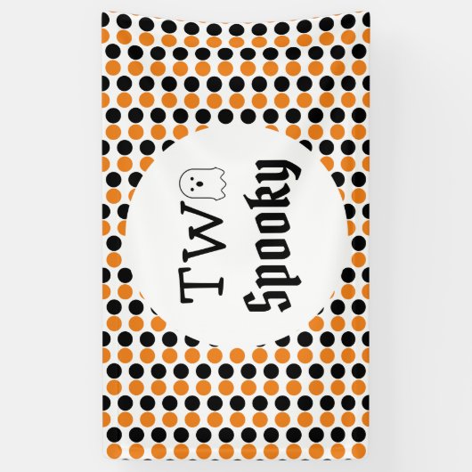 Zwei Spooky 2. Geburtstag Banner (Vertikal)