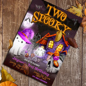 Zwei Spooky - 2. Geburtstag Einladung