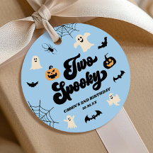 Zwei Spooky Blue Halloween 2. Geburtstags-Party